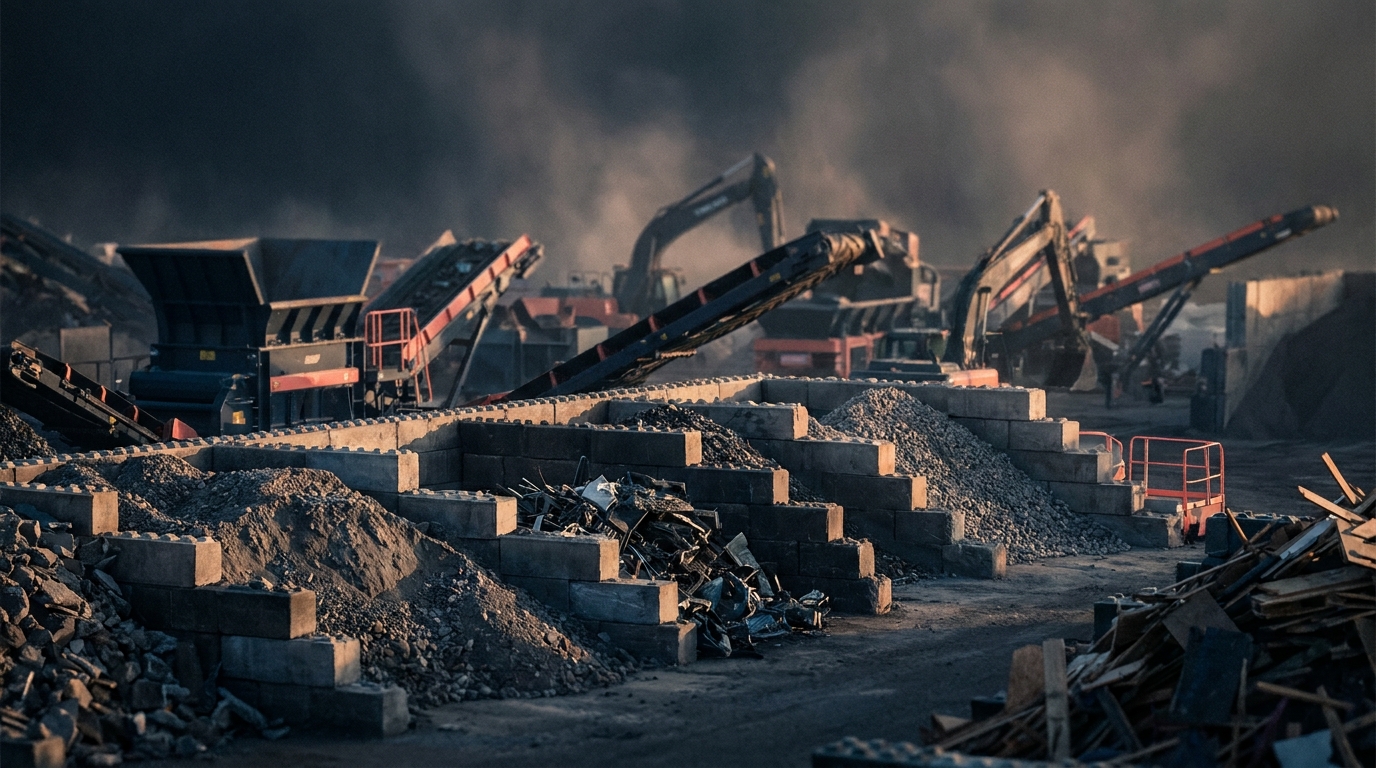 Ein Bau‑ und Recyclingunternehmen mit eigener Deponie